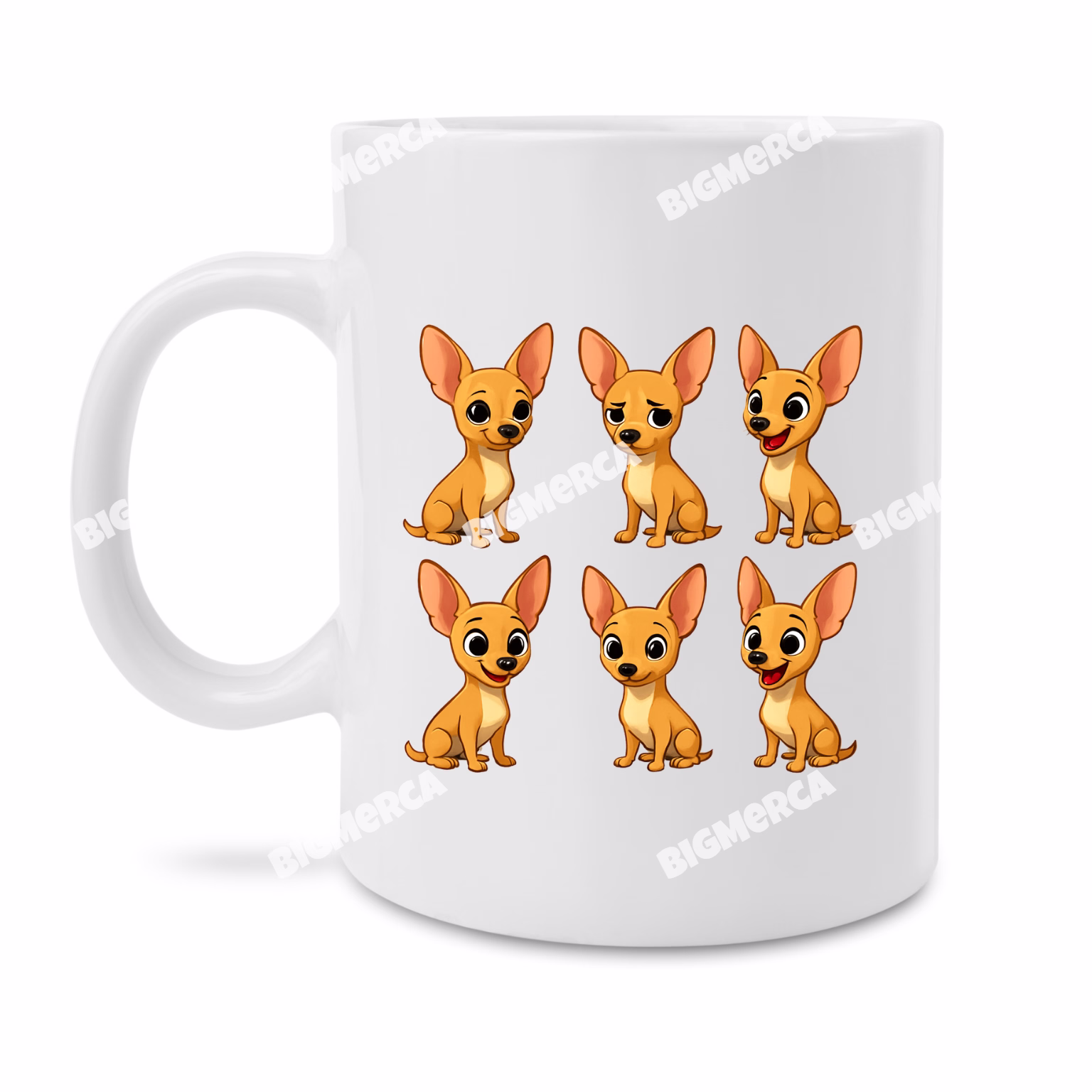 Taza Personalizada con Foto 'Mi Mascota en Todos sus Gestos', donde la foto de tu fiel amigo, ya sea perro, gato o cualquier mascota, cobra vida.