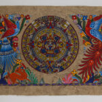 60×40 Piedra del sol pajaros y liebre_1