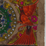 60×40 Piedra del sol y pajaros rojos_4