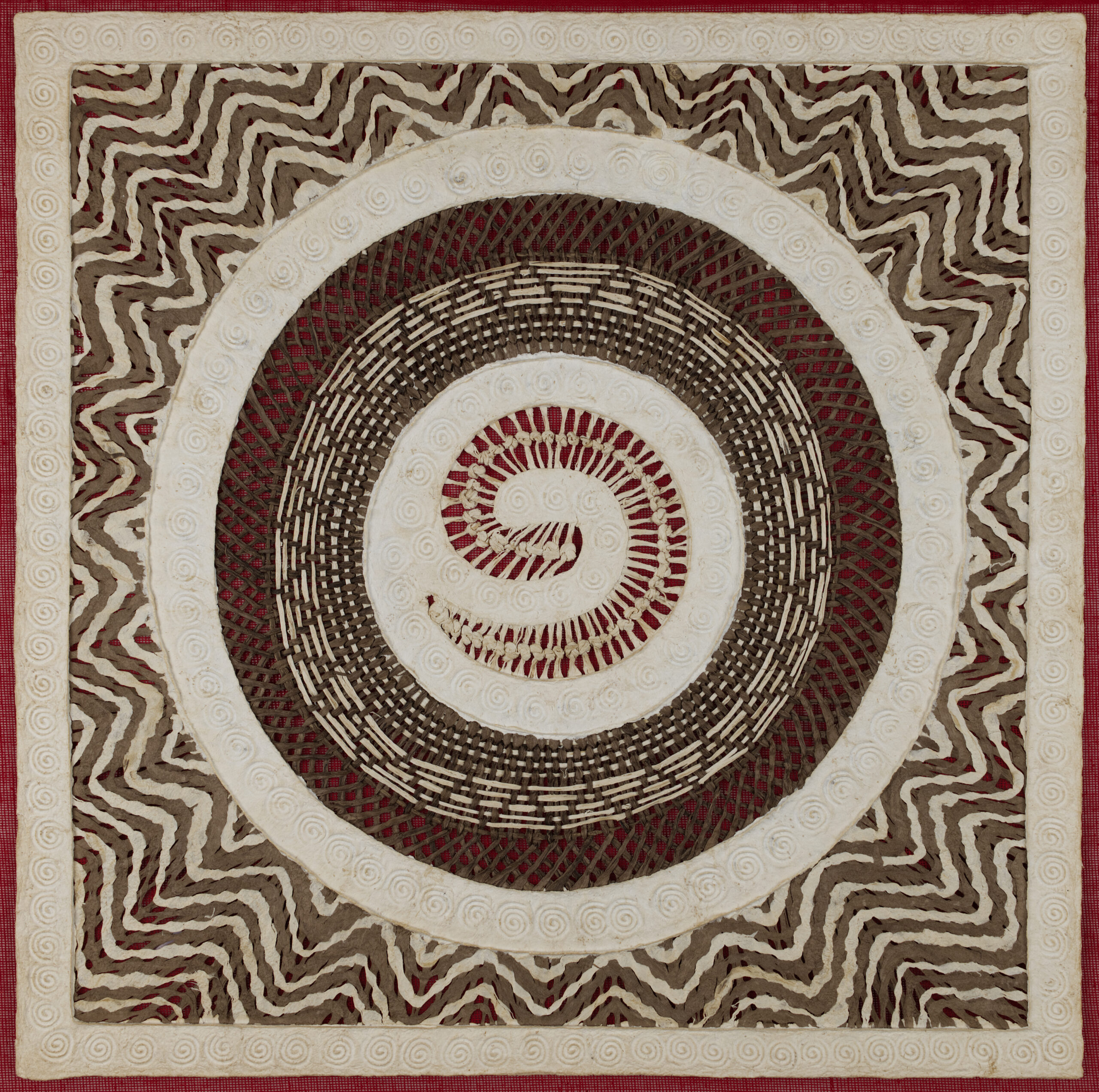 Woven Mexican Folk Art Bark Indigenous Artwork | Spiral Center