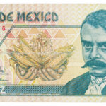 Billete Antiguo de 10 Pesos Mexicanos (1984) – Emiliano Zapata – Serie P (Estado Excelente)