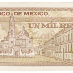 Billete Antiguo de 1000 Pesos Mexicanos (1985) – Sor Juana Inés de la Cruz – Serie YE (Estado Excelente)