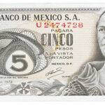 Este emblemático billete antiguo rinde homenaje a la heroína de la Independencia, Josefa Ortiz de Domínguez, "La Corregidora".