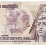 Billete Antiguo de 50,000 Pesos Mexicanos (1992) – Cuauhtémoc – Serie GR (Estado Circulado)
