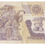 Billete Antiguo de 50,000 Pesos Mexicanos (1992) – Cuauhtémoc – Serie GR (Estado Circulado)