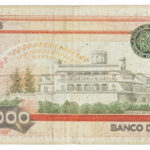 Billete Antiguo de 5,000 Pesos Mexicanos (1983) – Niños Héroes – Serie EW (Estado Circulado)